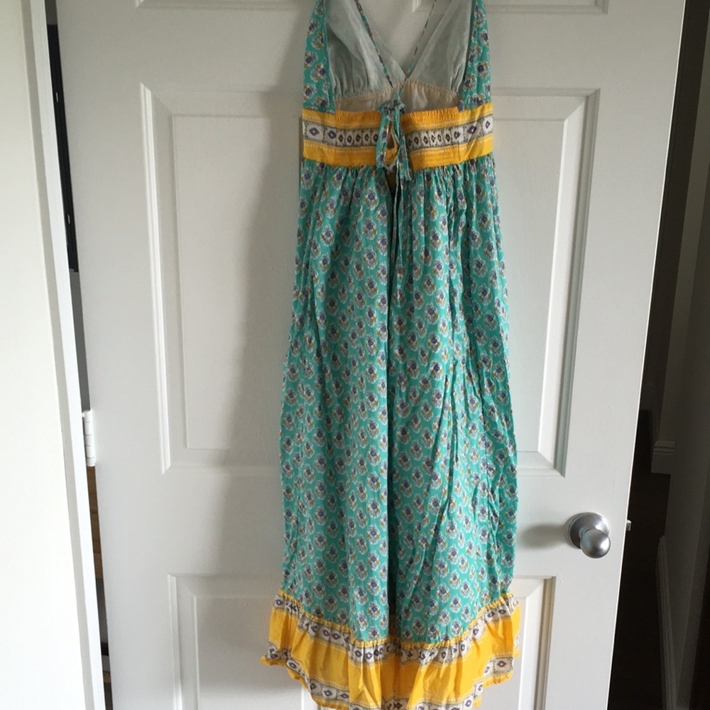 NWOT J Crew SZ Blockprints cotton tie top midi dress M - Picture 6 of 12